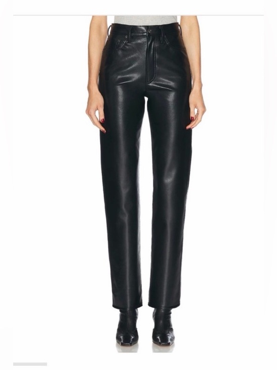 Agolde Pants - Agolde 90s Pinch Waist Recycled Leather Pants Size 25